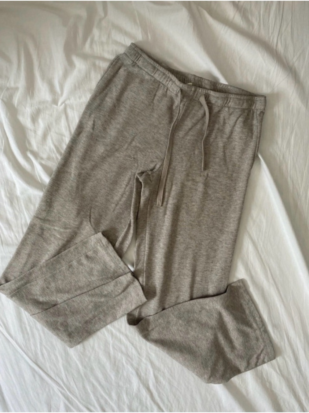Macy's Women's Heather Gray Drawstring Jogger Sweatpants